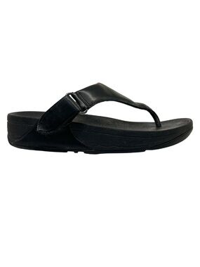 Fitflop Black Padded Strap Thong Sandal